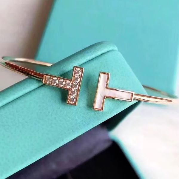 double t diamond-encrusted bracelet female brand designer opening hard body a for girlfriend sending girlfriend to wife d234, Black
double t diamond-encrusted bracelet female brand designer opening hard body a for girlfriend sending girlfriend to wife d234, Black