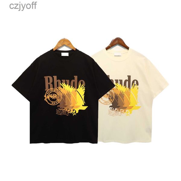 american spring/summer trendy eagle print bottom shirt trendy brand cotton round neck short sleeve t-shirt for men, White;black
american spring/summer trendy eagle print bottom shirt trendy brand cotton round neck short sleeve t-shirt for men, White;black