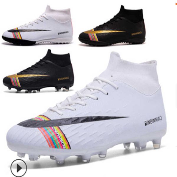 new style mens high soccer shoes tf ag youth black white football boots comfortable training shoes size 35-45
new style mens high soccer shoes tf ag youth black white football boots comfortable training shoes size 35-45