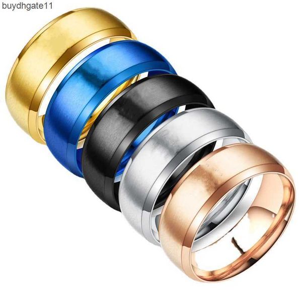 8npv fashion accessories 8mm stainless steel double bevel smooth brushed matte titanium ring simple wholesale price, Silver
8npv fashion accessories 8mm stainless steel double bevel smooth brushed matte titanium ring simple wholesale price, Silver