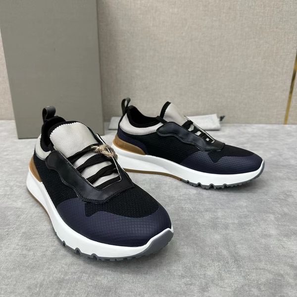 luxury men's casual shoes sneaker bc brunello urban leather low-sneakers genuine leathers rubber sole mesh light sports fashion trainer, Black
luxury men's casual shoes sneaker bc brunello urban leather low-sneakers genuine leathers rubber sole mesh light sports fashion trainer, Black