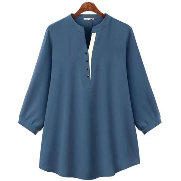spring and autumn blouses womens clothing fashion casual color matching open tube style trendy shirt, White
spring and autumn blouses womens clothing fashion casual color matching open tube style trendy shirt, White