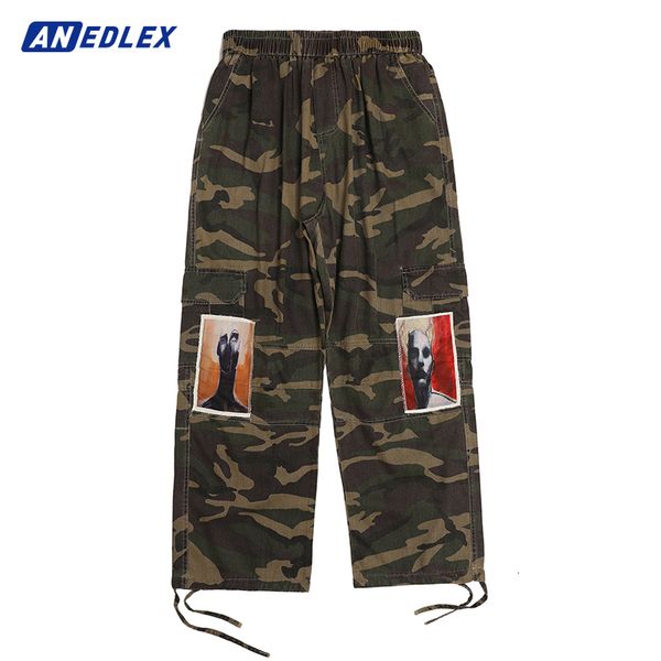 men's pants harajuku men wide leg fashion mens jeans camo graphic patchwork cargo summer retro streetwear loose trousers 230812, Black
men's pants harajuku men wide leg fashion mens jeans camo graphic patchwork cargo summer retro streetwear loose trousers 230812, Black