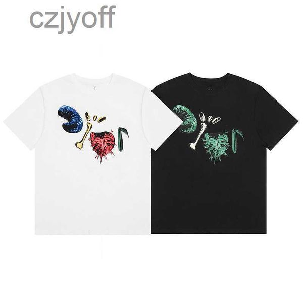 trails scott american fashion brand creative print summer high street men's and women's loose fashion hip hop short sleeve t-shirt, White;black
trails scott american fashion brand creative print summer high street men's and women's loose fashion hip hop short sleeve t-shirt, White;black
