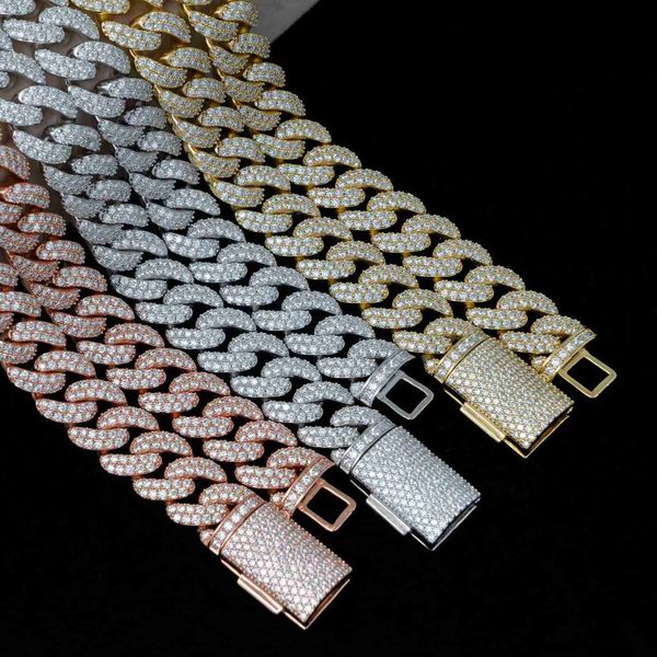 wholesale price 15mm 2 rows custom hip hop iced out jewelry 925 silver d vvs moissanite diamond cuban chain necklace
wholesale price 15mm 2 rows custom hip hop iced out jewelry 925 silver d vvs moissanite diamond cuban chain necklace
