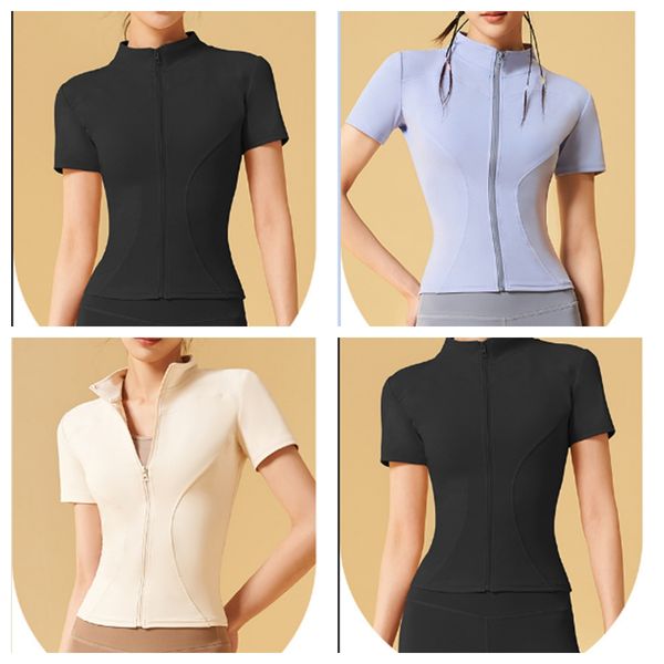 new outdoor running, leisure, tight and slim, full zipper, stand-up collar, yoga, fitness, short-sleeved sports coat., White;red
new outdoor running, leisure, tight and slim, full zipper, stand-up collar, yoga, fitness, short-sleeved sports coat., White;red