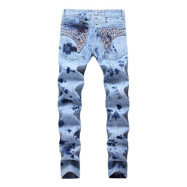 2019 mens straight slim fit biker jeans with zip men s clothing distrressed hole streetwear style luxury robin jeans2493, Blue
2019 mens straight slim fit biker jeans with zip men s clothing distrressed hole streetwear style luxury robin jeans2493, Blue