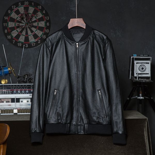 men's jackets genuine leather jacket men 100 cowhide male coat skin clothing autumn asian size 5xl wholesale drop 230812, Black;brown
men's jackets genuine leather jacket men 100 cowhide male coat skin clothing autumn asian size 5xl wholesale drop 230812, Black;brown