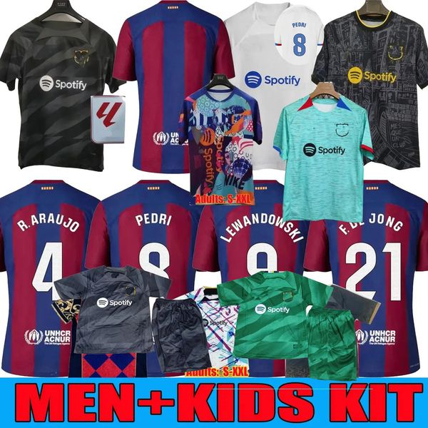22 23 24 pedri lewandowski soccer jerseys gavi camiseta de futbol 2023 goalkeeper fc ansu fati raphinha barcelona eric football shirt men ba, Black;yellow
22 23 24 pedri lewandowski soccer jerseys gavi camiseta de futbol 2023 goalkeeper fc ansu fati raphinha barcelona eric football shirt men ba, Black;yellow