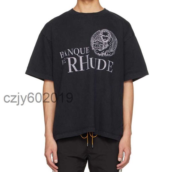 rhude bank slogan correct version american fashion casual loose men and women's same short-sleeved t-shirtf9i6, White;black
rhude bank slogan correct version american fashion casual loose men and women's same short-sleeved t-shirtf9i6, White;black