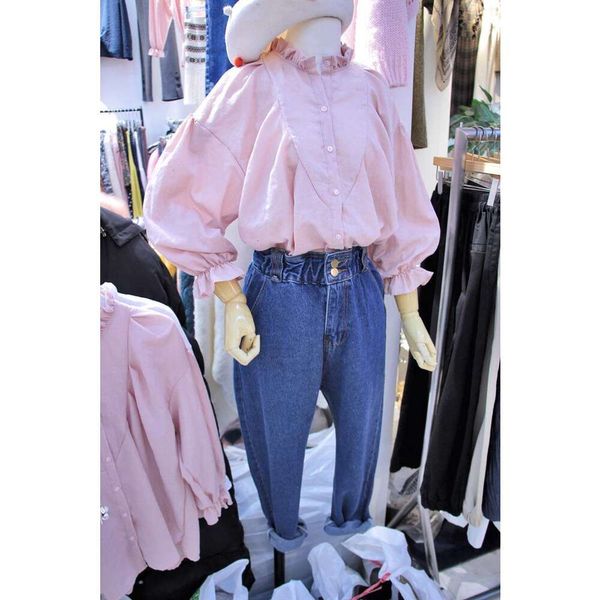 spring style loose bottomless blouse for women, White 
spring style loose bottomless blouse for women, White