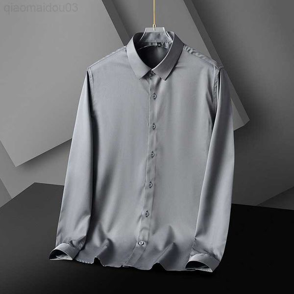 men's casual shirts 2023 new spring summer men's shirt non-ironing anti-wrinkle business casual solid color elastic smooth long-sl, White;black
men's casual shirts 2023 new spring summer men's shirt non-ironing anti-wrinkle business casual solid color elastic smooth long-sl, White;black