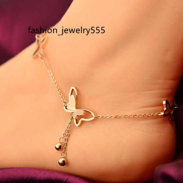 anklets delicate butterfly anklet rose gold titanium steel chain bracelet women girl lover barefoot fashion foot chain jewelry, Red;blue
anklets delicate butterfly anklet rose gold titanium steel chain bracelet women girl lover barefoot fashion foot chain jewelry, Red;blue