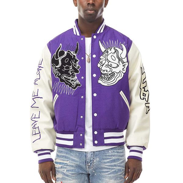 oem embroidery chenille patches jaket custom letterman baseball lather streetwear coat varsity bomber jacket for men, Black;brown
oem embroidery chenille patches jaket custom letterman baseball lather streetwear coat varsity bomber jacket for men, Black;brown