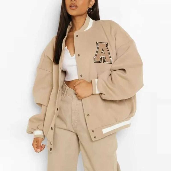 wholesale fashion long sleeve women bomber custom baseball jacket womens oem made design, Black;brown
wholesale fashion long sleeve women bomber custom baseball jacket womens oem made design, Black;brown
