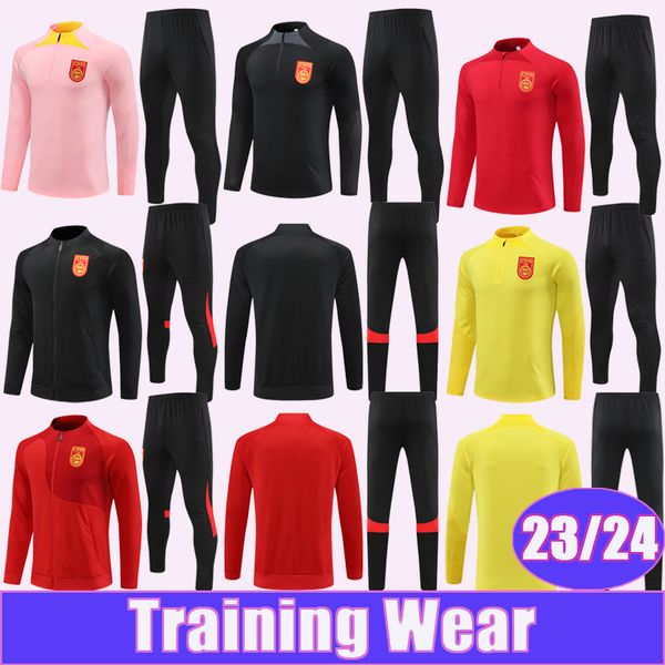 23 24 china training wear jackets soccer jerseys half zip tracksuit football shirts, Black
23 24 china training wear jackets soccer jerseys half zip tracksuit football shirts, Black