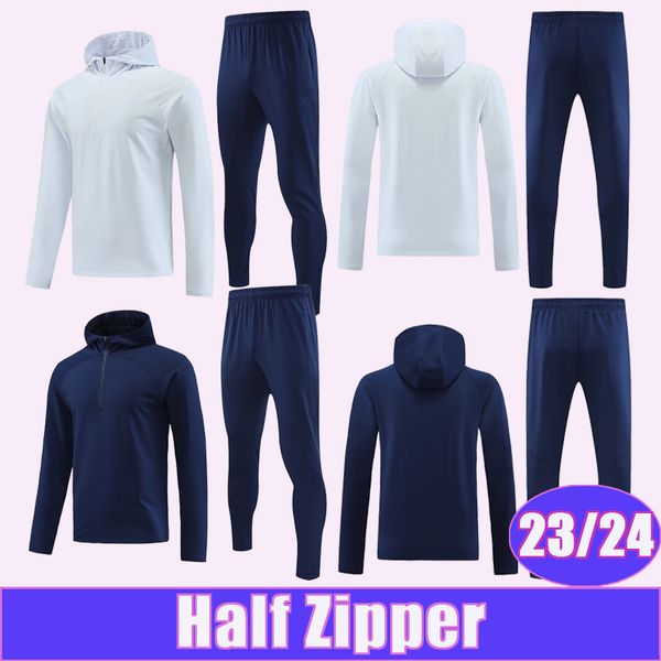 23 24 griezmann mbappe tracksuit kit suit hooded soccer jerseys benzema kante giroud saliba pavard half zipper football shirts, Black
23 24 griezmann mbappe tracksuit kit suit hooded soccer jerseys benzema kante giroud saliba pavard half zipper football shirts, Black