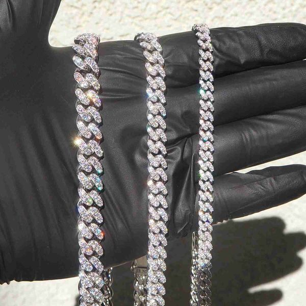 hip hop jewelry 6mm 8mm 10mm vvs moissanite cuban 925 silver rhodium gold plated chunky cuban necklace
hip hop jewelry 6mm 8mm 10mm vvs moissanite cuban 925 silver rhodium gold plated chunky cuban necklace