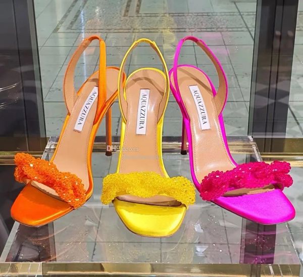 aquazzura love satin rhinestones crystal sandals stiletto heels women's luxury designers genuine leather outsole evening party shoes fa, Black
aquazzura love satin rhinestones crystal sandals stiletto heels women's luxury designers genuine leather outsole evening party shoes fa, Black