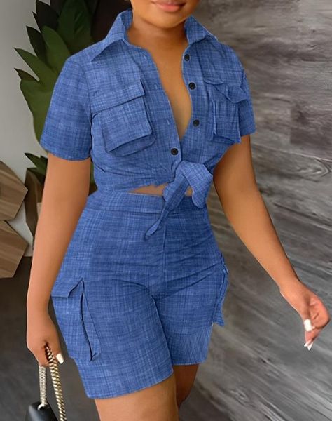 women's two piece pants sets outfit elegant pocket design buttoned crop high waist shorts set fashion 2023 summer casual 230812, White
women's two piece pants sets outfit elegant pocket design buttoned crop high waist shorts set fashion 2023 summer casual 230812, White