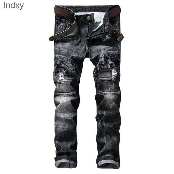 men's true religious jeans denim men european and american trend folds fashion straight hip hop pants brand four season mens, Blue
men's true religious jeans denim men european and american trend folds fashion straight hip hop pants brand four season mens, Blue