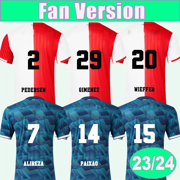 23 24 feyenoords alireza mens soccer jerseys paixao wieffer hancko gimenez pedersen home away football shirts uniforms, Black;yellow
23 24 feyenoords alireza mens soccer jerseys paixao wieffer hancko gimenez pedersen home away football shirts uniforms, Black;yellow