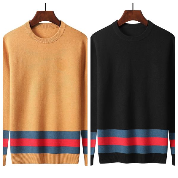 2023knitting men's and women's autumn and winter season letter stripes all new fashion trend personality base knitting sweater, White;black
2023knitting men's and women's autumn and winter season letter stripes all new fashion trend personality base knitting sweater, White;black