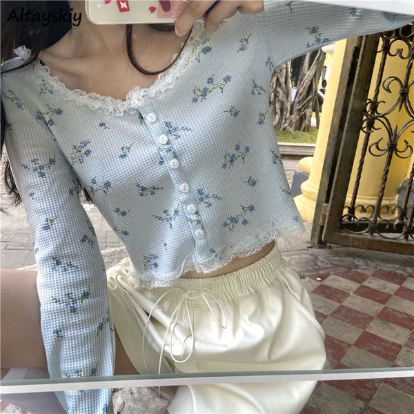 women's sweater cardigan sweet crop patchwork lace floral gentle students allmatch retro single breasted korean style chic ins 230812, White;black
women's sweater cardigan sweet crop patchwork lace floral gentle students allmatch retro single breasted korean style chic ins 230812, White;black