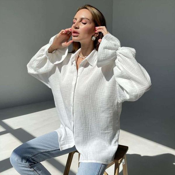 ins style autumn trumpet sleeve long sleeved shirt cotton casual niche white for women
ins style autumn trumpet sleeve long sleeved shirt cotton casual niche white for women