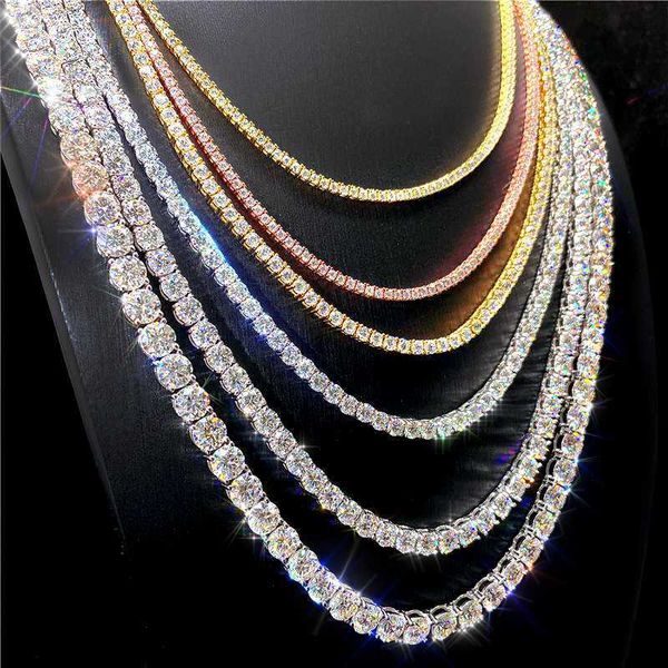 hip hop mens jewelry 2mm 3mm 4mm 5mm 6.5mm vvs moissanite diamond 925 sterling silver iced out tennis chain necklaces
hip hop mens jewelry 2mm 3mm 4mm 5mm 6.5mm vvs moissanite diamond 925 sterling silver iced out tennis chain necklaces