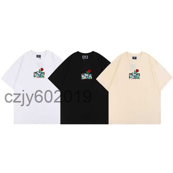 kith rose box rainbow red rose print men's and women's summer round neck casual loose short sleeve t-shirteowz, White
kith rose box rainbow red rose print men's and women's summer round neck casual loose short sleeve t-shirteowz, White