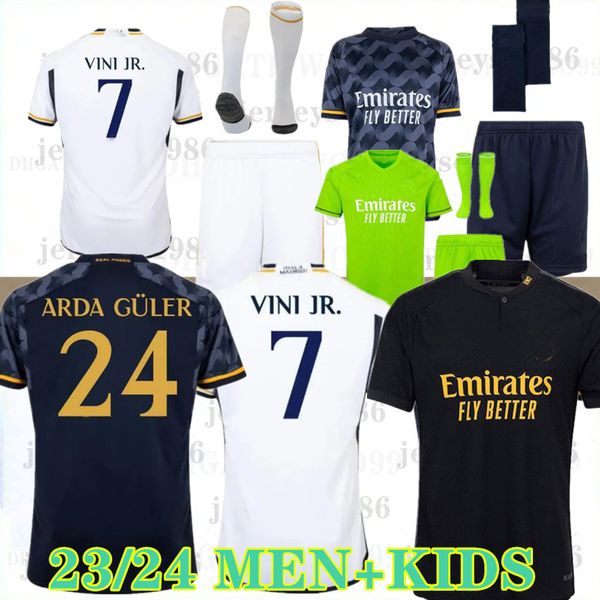 23 24 bellingham soccer jerseys arda guler camavinga real madrid rodrgo camiseta 2023 2024 vini jr brahim football shirt men kids camiseta f, Black;yellow
23 24 bellingham soccer jerseys arda guler camavinga real madrid rodrgo camiseta 2023 2024 vini jr brahim football shirt men kids camiseta f, Black;yellow