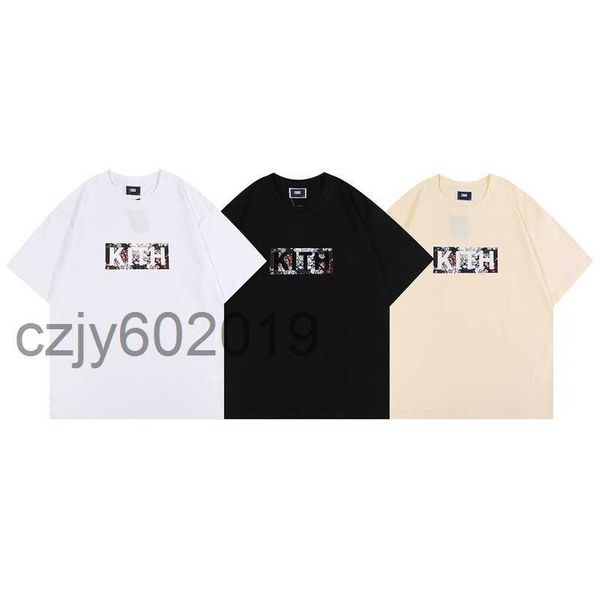 kith 2022 summer street popular short-sleeved flower square printing short-sleeved t-shirt men and women loose round neck trendc1cj, White;black
kith 2022 summer street popular short-sleeved flower square printing short-sleeved t-shirt men and women loose round neck trendc1cj, White;black