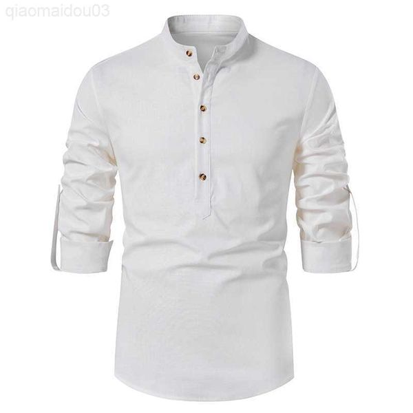men's casual shirts mens cotton linen henley shirts summer breathable loose casual beach shirts stand collar buttons long sleeve hawaii, White;black
men's casual shirts mens cotton linen henley shirts summer breathable loose casual beach shirts stand collar buttons long sleeve hawaii, White;black