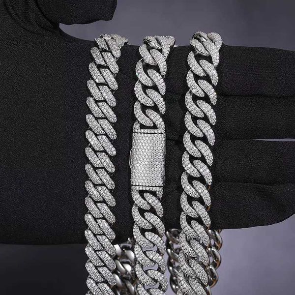 fine simple personality hip hop jewelry 25mm baguette diamond luxury necklace sterling silver vvs moissanite cuban link chain
fine simple personality hip hop jewelry 25mm baguette diamond luxury necklace sterling silver vvs moissanite cuban link chain