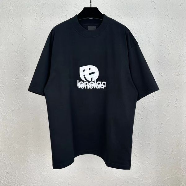 fashionable t-shirt with overlapping letter print short sleeve and breathable fabric perfect for summer, White;black
fashionable t-shirt with overlapping letter print short sleeve and breathable fabric perfect for summer, White;black