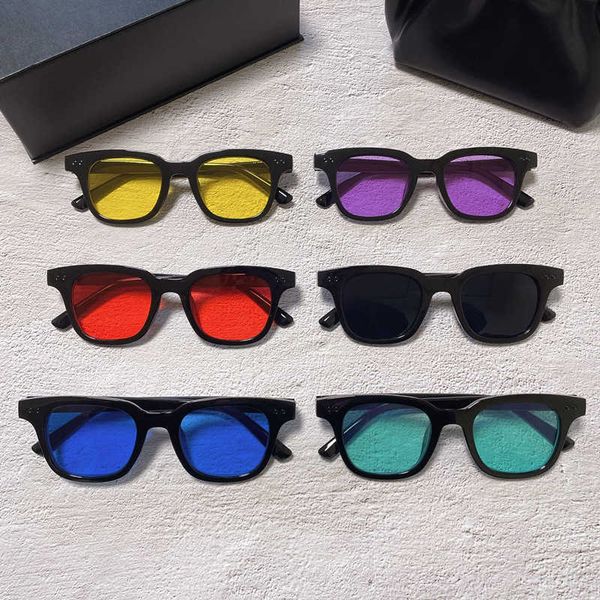 quan zhilong's men's color square sunglasses women's same korean fashion trend glasses, White;black
quan zhilong's men's color square sunglasses women's same korean fashion trend glasses, White;black