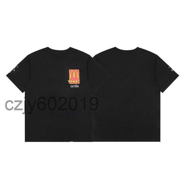 trails scott tripartite co branded mcdonald's printed loose t-shirt high street men's and women's casual short sleeve summerw, White;black
trails scott tripartite co branded mcdonald's printed loose t-shirt high street men's and women's casual short sleeve summerw, White;black
