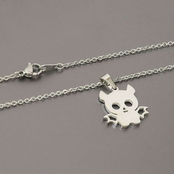 everfast 10pc/lot cute little gothic bat stainless steel pendant women girls kids chokers statement necklaces jewelry sn214, Silver
everfast 10pc/lot cute little gothic bat stainless steel pendant women girls kids chokers statement necklaces jewelry sn214, Silver