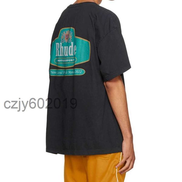 ins american fashion brand rhude racing crest printed short-sleeved t-shirt for men and women lovers large pullover short tqu3l, White;black
ins american fashion brand rhude racing crest printed short-sleeved t-shirt for men and women lovers large pullover short tqu3l, White;black