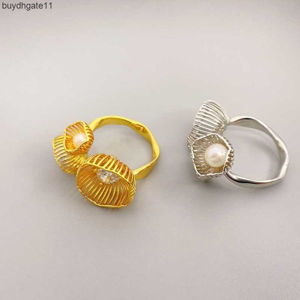 g9zz fashion accessories new three flower stacked pearl diamond personalized ring with adjustable opening for women's index finger, Silver
g9zz fashion accessories new three flower stacked pearl diamond personalized ring with adjustable opening for women's index finger, Silver