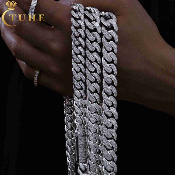 new design hip hop jewelry 8-20mm 925 sterling silver micro paved vvs moissanite iced out miami cuban link chain necklace
new design hip hop jewelry 8-20mm 925 sterling silver micro paved vvs moissanite iced out miami cuban link chain necklace