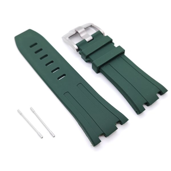 28mm - 24mm dark green rubber band strap for ap royal oak offshore 42 mm watch, Black;brown
28mm - 24mm dark green rubber band strap for ap royal oak offshore 42 mm watch, Black;brown