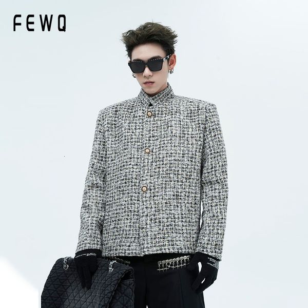 men's jackets fewq men niche design spring autumn trendy woven style coats fashion versatile causal high end street daily 24x1008 23081, Black;brown
men's jackets fewq men niche design spring autumn trendy woven style coats fashion versatile causal high end street daily 24x1008 23081, Black;brown