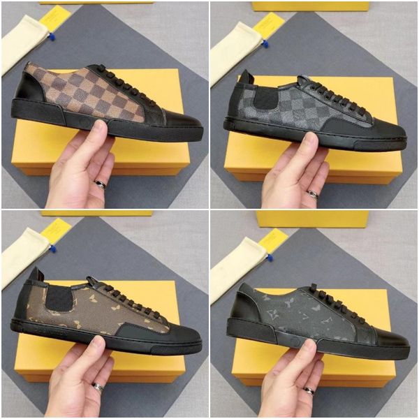 time out sneaker luxury designer men travel shoes leather lace-up sneakers.cowhide fashion flat bottom letters platform shoes business leisu, Black
time out sneaker luxury designer men travel shoes leather lace-up sneakers.cowhide fashion flat bottom letters platform shoes business leisu, Black