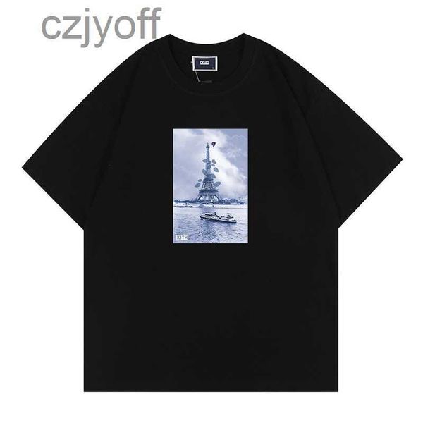 kith floral navy eiffel tee eiffel tower navy print t-shirt men's and women's short sleeve, White;black
kith floral navy eiffel tee eiffel tower navy print t-shirt men's and women's short sleeve, White;black