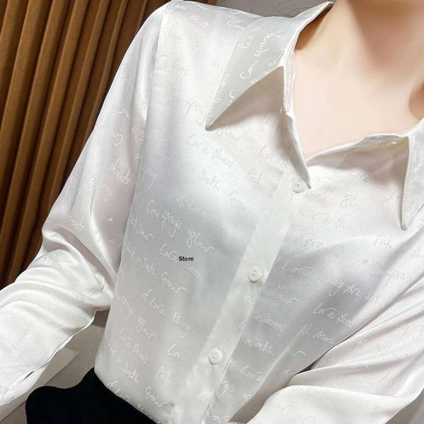 acetic acid satin white shirt for women spring design niche print professional ol long sleeved
acetic acid satin white shirt for women spring design niche print professional ol long sleeved