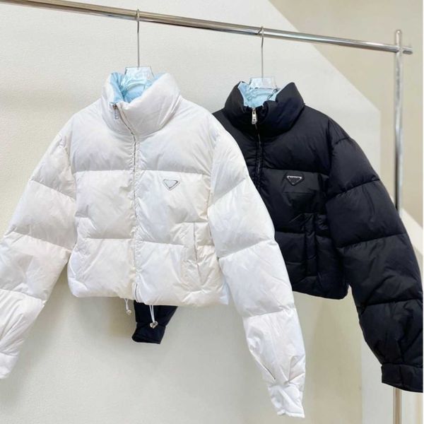 autumn and winter down jacket new triangle sign stand collar bread coat down cotton fashionable warm women coat, Black
autumn and winter down jacket new triangle sign stand collar bread coat down cotton fashionable warm women coat, Black
