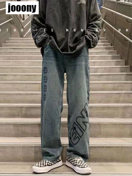 men's pants ins casual jeans american fashion fun printing loose straight korean version street 230812, Black
men's pants ins casual jeans american fashion fun printing loose straight korean version street 230812, Black