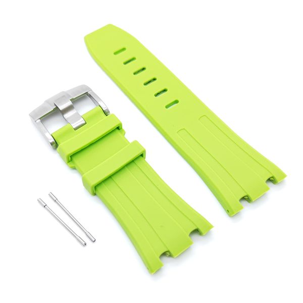 28mm - 24mm light green rubber band strap for ap royal oak offshore 42 mm watch, Black;brown
28mm - 24mm light green rubber band strap for ap royal oak offshore 42 mm watch, Black;brown